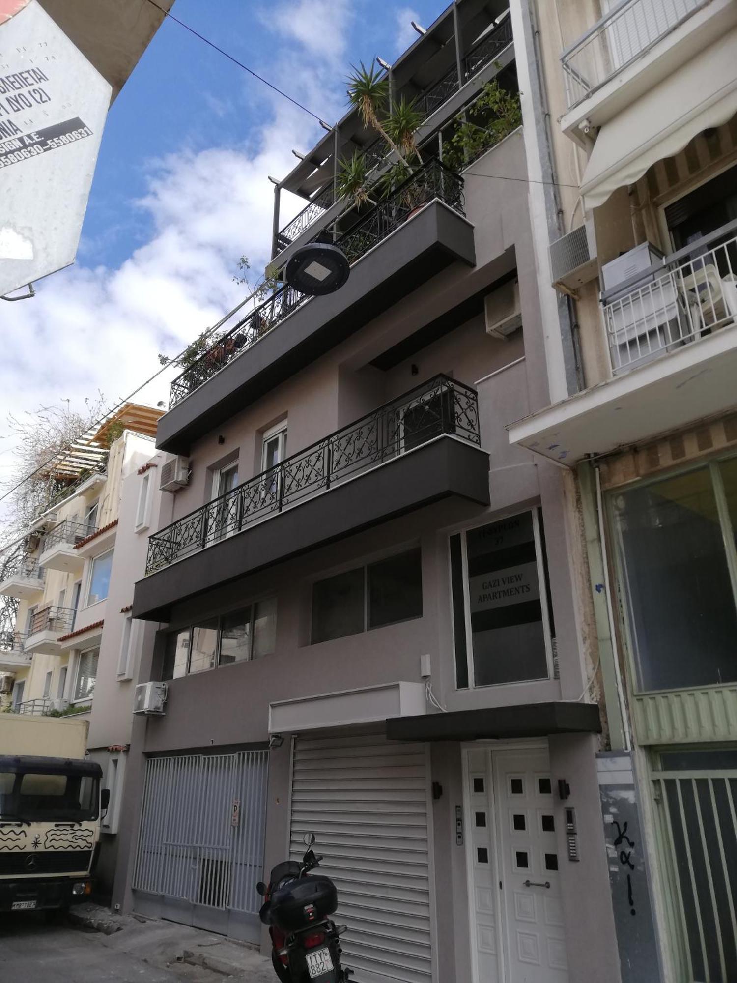 Gazi View Apartments #1 Афины Экстерьер фото